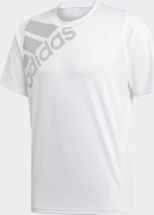 adidas Freelift Badge of Sport Funktionsshirt kurzarm weiß (Herren)