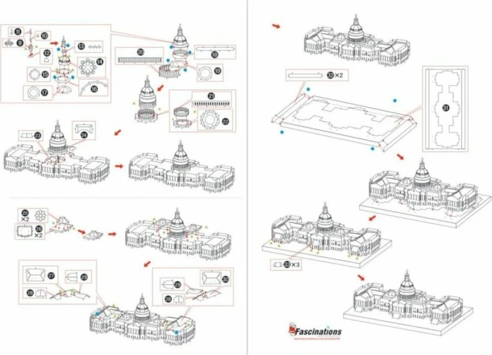 Fascinations Metal Earth US Capitol