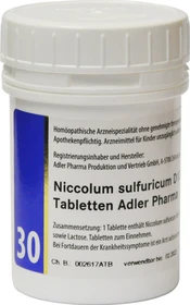 Adler Schüßler Salz Nr. 30 Niccolum sulfuricum D12 Tabletten, 100g