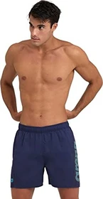 Arena Fundamentals Logo R Badeshorts navy/turquoise (Herren)