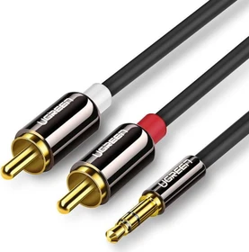 Ugreen 3.5mm Klinke auf RCA Jack 2.0m schwarz