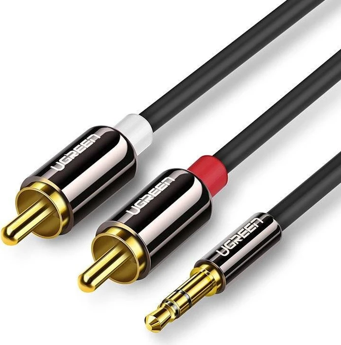 Ugreen 3.5mm Klinke auf RCA Jack 2.0m schwarz