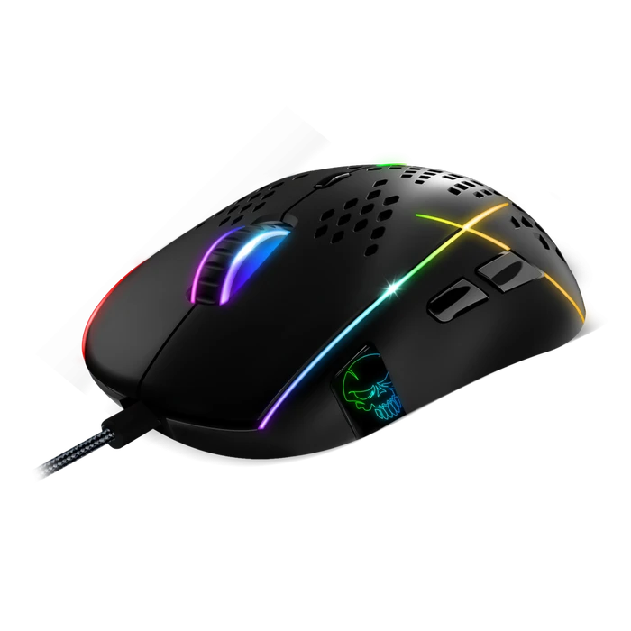 Spirit of Gamer Xpert-M100 RGB Lightweight Gaming Maus schwarz, USB
