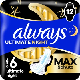 Always Ultimate Night Max Protection Größe 6, 12 Stück