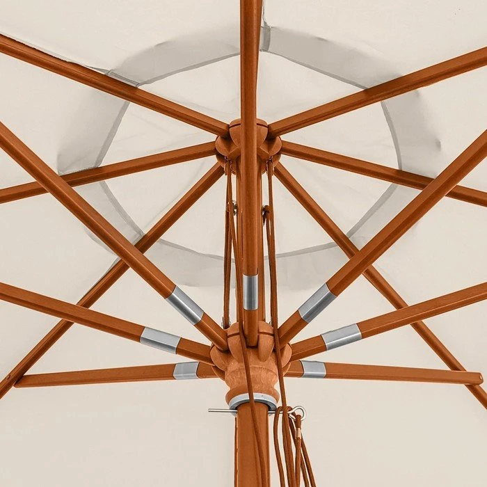 anndora Marktschirm 350cm dark natural