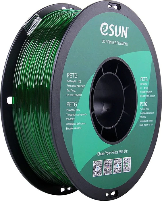 eSUN PETG, green, Spule, 1.75mm, 1.00kg