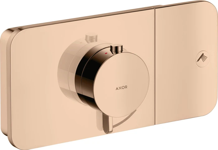 Hansgrohe Axor One Thermostat mit 1 Ventilen polished red gold