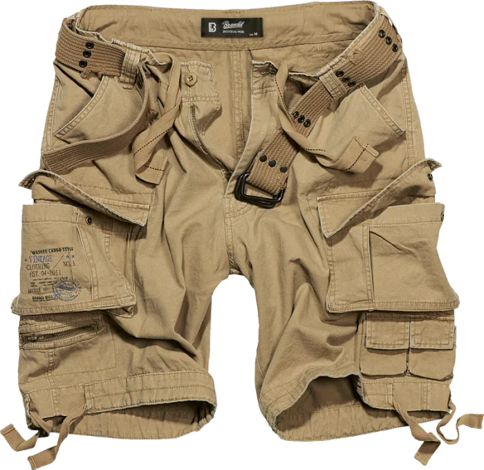 Brandit Savage Vintage Shorts Hose beige (Herren)