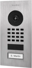 DoorBird D1101V IP Video-Türsprechanlage, Edelstahl V2A, gebürstet, Unterputz