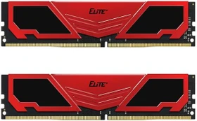 TeamGroup ELITE+ rot UDIMM 16GB Kit, DDR4-3200, CL22-22-22-52, X16