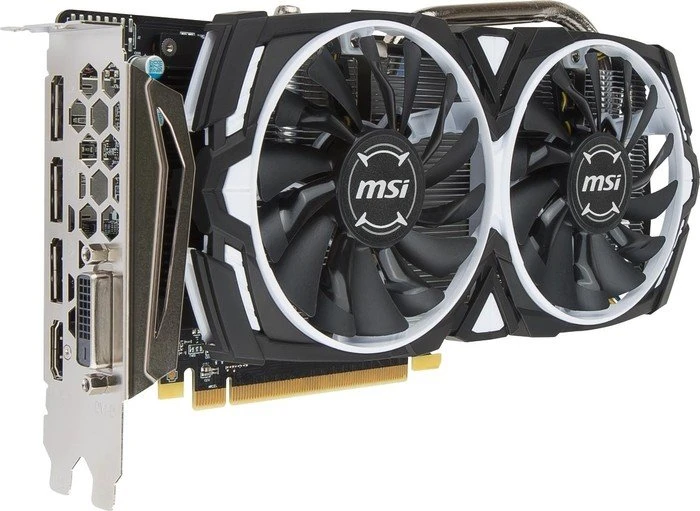 MSI Radeon RX 470 Armor 4G OC, 4GB GDDR5, DVI, HDMI, 3x DP