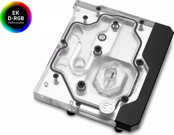 EK Water Blocks Quantum Line EK-Quantum Momentum Aorus X570 Master D-RGB Monoblock, Nickel, Acryl