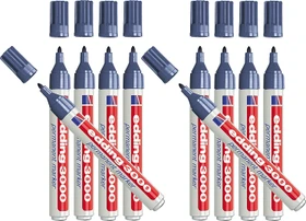 edding 3000 Permanentmarker stahlblau, 10er-Pack