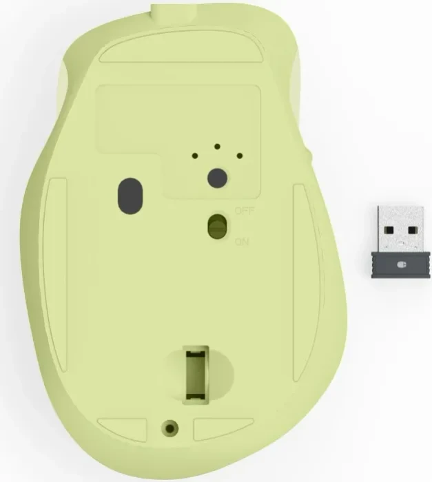 Hama MW-500 Ergonomic Silent Wireless grün, USB