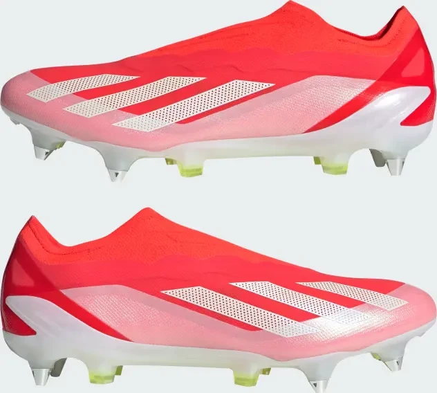 adidas X Crazyfast Elite Laceless SG solar red/cloud white/team solar yellow 2