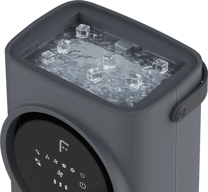 Fakir TC 400 Air Cooler Turmventilator/Luftkühler dark grey