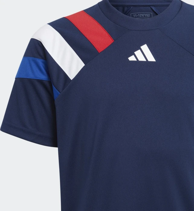 adidas Fortore 23 Trikot kurzarm team navy blue 2/team collegiate red/royal blue (Junior)