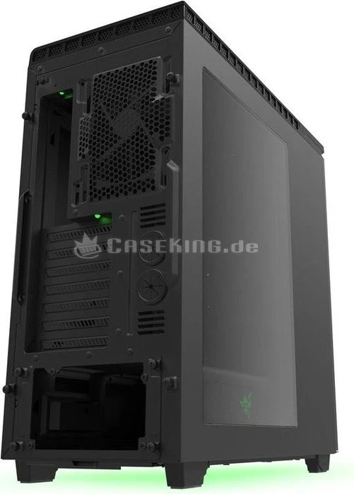 NZXT H440 Special Edition schwarz/grün, Acrylfenster, schallgedämmt