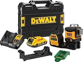 DeWalt DCE089D1G18 12/18V 3x360 Multi Akku-Rotationslaser inkl. Koffer + Akku 2.0Ah