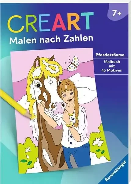 Ravensburger Malen nach Zahlen CreArt Pferdeträume