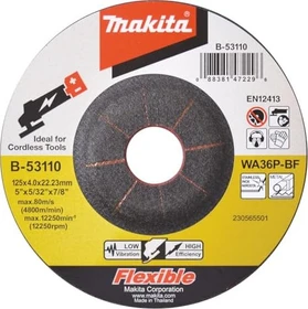 Makita INOX Schleifscheibe KA36P, 125x4x22.23mm, 1 Stück