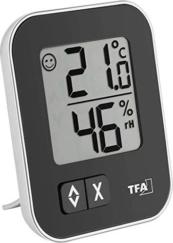 TFA Dostmann Moxx Temperaturstation grau, digital
