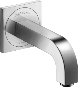 Hansgrohe Axor Citterio Elektronik-Waschtischmischer Unterputz für Wandmontage mit Auslauf 161mm brushed black chrome