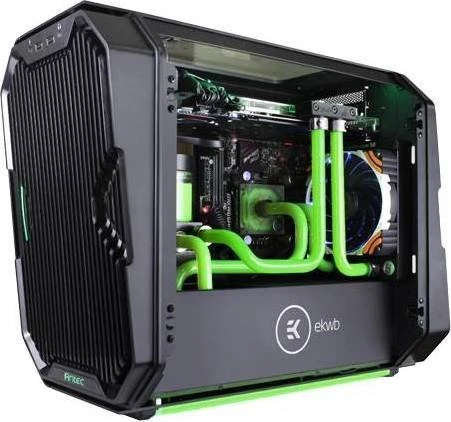 Antec Cube EK Water Blocks Edition, Acrylfenster, Mini-ITX