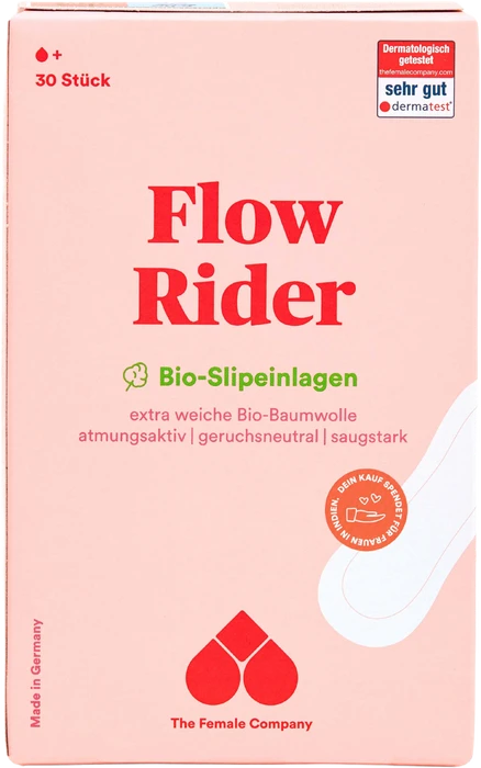 The Female Company Flow Rider Bio-Slipeinlagen, 30 Stück