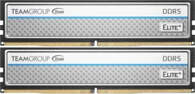 TeamGroup ELITE+ silber UDIMM 64GB Kit, DDR5-6400, CL52-52-52-103, X8