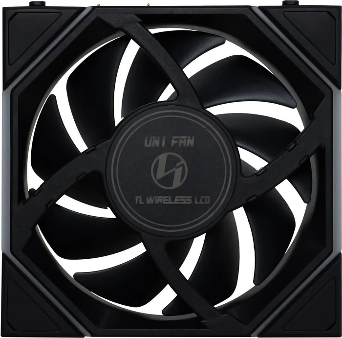 Lian Li Uni Fan TL LCD Wireless 120 RGB Reverse Blade, schwarz, LED-Steuerung, 120mm, 3er-Pack