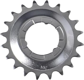 Shimano Steck-Zahnkranz 20 Zähne für Shimano Nexus und Shimano Alfine Getriebenabe silber