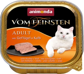 animonda Vom Feinsten Adult Geflügel + Kalb, 3.20kg (32x 100g)