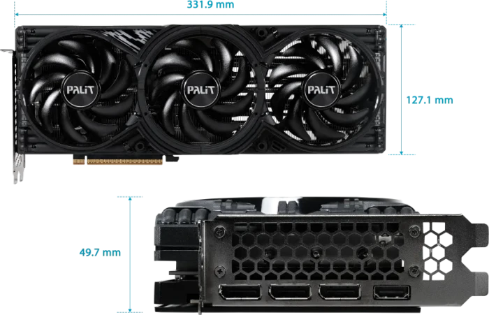 Palit GeForce RTX 5070 Ti GamingPro-S, 16GB GDDR7, HDMI, 3x DP