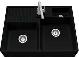 Villeroy & Boch Spülstein Becken rechts ebony