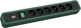 Bachmann Primo 2, 6-fach, Schalter, UTE-Version (FR), 2m, grün/schwarz