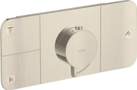 Hansgrohe Axor One Thermostat mit 3 Ventilen brushed nickel