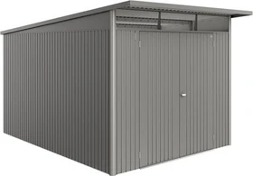 Biohort AvantGarde ECO A8 Gerätehaus mit Doppeltür quarzgrau-metallic