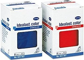 Hartmann Idealast-haft Color Idealbinde rot, 6cm x 4m, 1 Stück