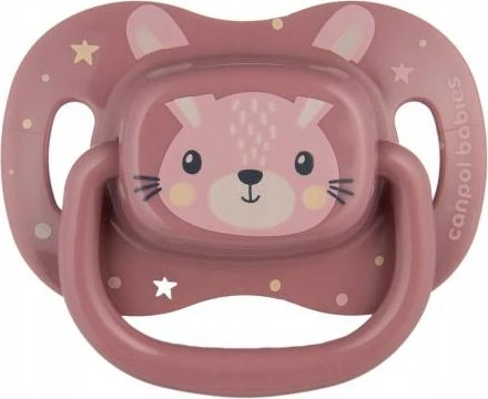 Canpol Babies Cute Animals Schnuller, Silikon, 6-18M