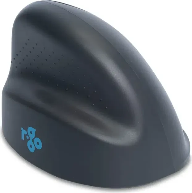R-Go HE Basic Mouse Vertikale kabellose Maus mittel, grau, Bluetooth