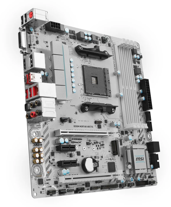 MSI B350M Mortar Arctic (AMD AM4)