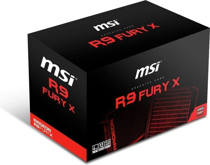 MSI Radeon R9 Fury X, R9 Fury X 4G, 4GB HBM, HDMI, 3x DP