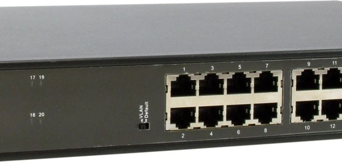 LevelOne GEP Rackmount Gigabit Switch, 18x RJ-45, 2x SFP, 270W PoE+