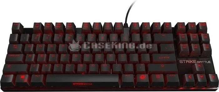 Ozone Strike Battle schwarz, MX BROWN, USB, DE