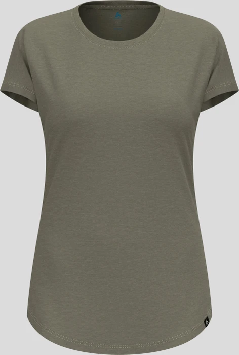 Odlo Essentials Natural Funktionsshirt kurzarm vetiver melange (Damen)
