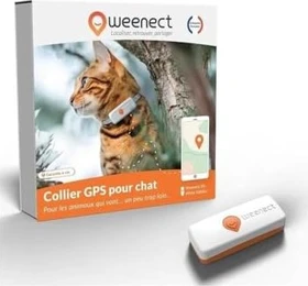 Weenect Mini GPS Tracker für Katzen, weiß