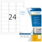 Herma Etiketten Outdoor, 63.5x33.9mm, wetterfest, weiß, matt, 10 Blatt (240 Etiketten) Vorschaubild
