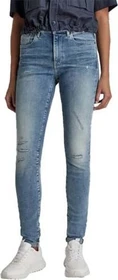 G-Star 3301 Skinny Jeans light indigo aged restored (Damen)