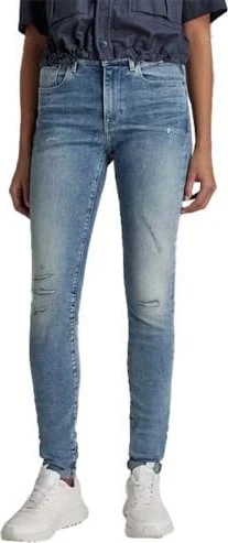 G-Star 3301 Skinny Jeans light indigo aged restored (Damen)